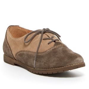 SOFFT TAN BROWN OXFORD SUEDE SHOES